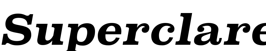 Superclarendon Rg Bold Italic Yazı tipi ücretsiz indir